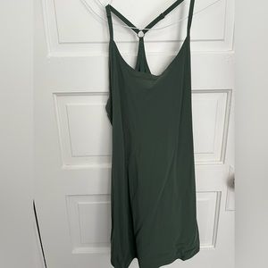 Dark green outdoor voices dress